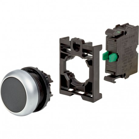 M22-D-S-K10-BVP 110933 Y7-110933 EATON ELECTRIC M22-DS-K10-BVPQ botão preto completo