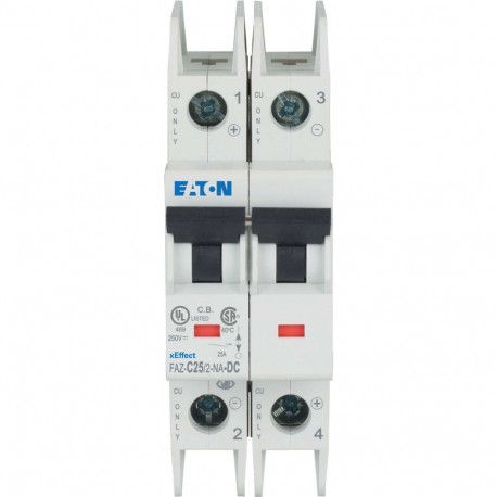 FAZ-C25/2-NA-DC 120646 Y7-120646 EATON ELECTRIC MCB FAZ