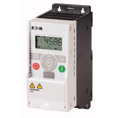 MMX34AA2D4F0-0 121399 EATON ELECTRIC Frequenzumrichter, 3f (400 V 2,4 A 0,75 kW). Filter