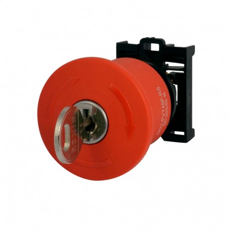 M22-PVS45P-RS 121466 Y7-121466 EATON ELECTRIC Pulsante di emergenza, D 45mm, sblocco a chiave, RONIS