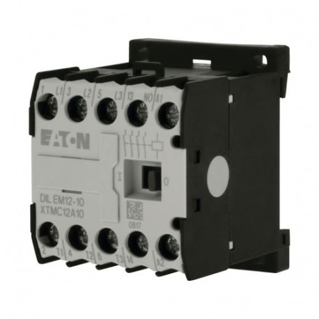 DILEM12-10(230V50/60HZ) 127082 XTMC12A10G2 EATON ELECTRIC Contactor, 3p+1N/O, 5.5kW/400V/AC3