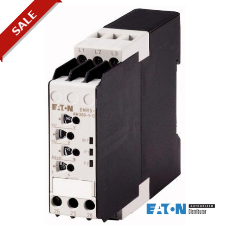 EMR5-AW300-1-C 134223 EATON ELECTRIC Controllo di fasi, multifunzione, 2W, 160-300V50/60Hz