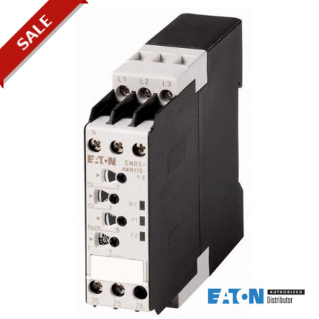 EMR5-AWN170-1-E 134225 EATON ELECTRIC Phase monitoring relay, multi-function, 2W, 90-170V50/60Hz