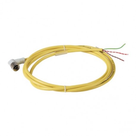 CSAR3F3CY2210 136264 EATON ELECTRIC Cable de conexión 3 polos AC M12 hembra acodado Extremo abierto L 10 m