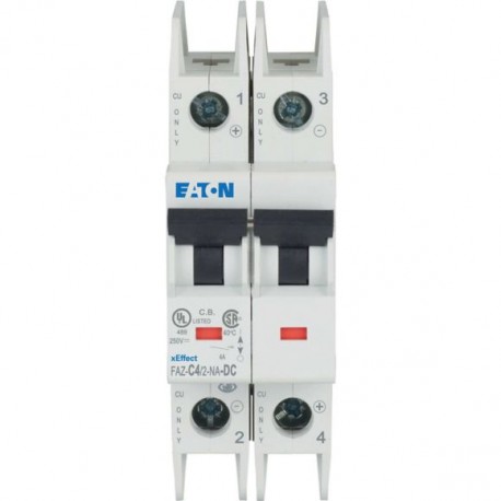 FAZ-C4/2-NA-DC 137251 Y7-137251 EATON ELECTRIC MCB FAZ