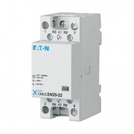 CMUC24/25-04 137404 EATON ELECTRIC Contacteur modulaire 24VAC/DC 4 O 25A