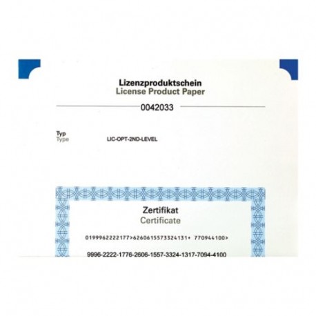 LIC-OPT-2ND-LEVEL 140392 4521182 EATON ELECTRIC nível de opção de licença 2 91 30 000420