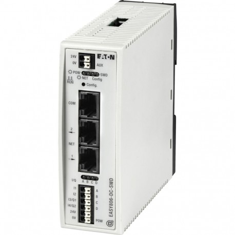 EASY806-DC-SWD 152902 EATON ELECTRIC Relè di comando, 24VDC, 4DI(2DI, 2DO), easyNet, SmartWire-DT
