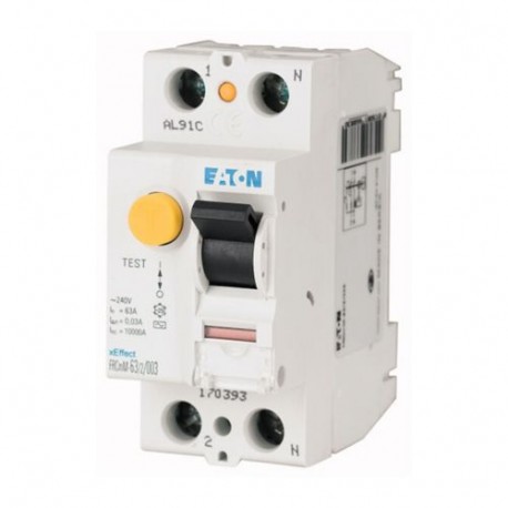 FRCMM-40/2/003-G/A-NA 167120 EATON ELECTRIC Устройство защиты от аварийного тока, 40A, 2-пол., 30 мА, тип g/a
