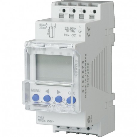 TSDW2CO 167380 EATON ELECTRIC Digitale Zeitschaltuhr, Woche, 2 Kanal
