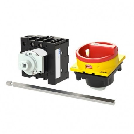 P1-25/M4/SVB/N/HI11 172769 Y7-172769 EATON ELECTRIC Main switch, 3 pole + N + 1 N/O + 1 N/C, 25 A, Emergency..