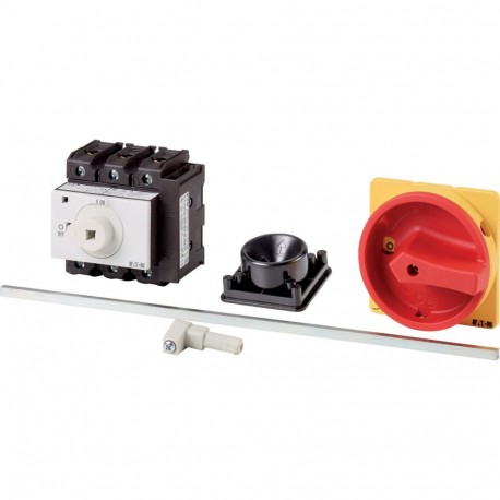 P3-100/M4/SVB/HI11 172822 Y7-172822 EATON ELECTRIC Main switch, 3 pole + 1 N/O + 1 N/C, 100 A, Emergency-Sto..