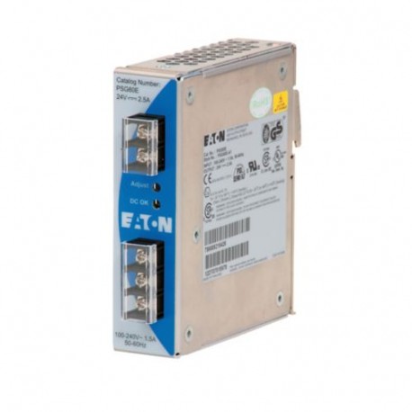 PSG60F24RM 172882 EATON ELECTRIC PSG60F24RM Alimentatore, a 3 fasi, 400-500VAC/24VDC, 2,5A