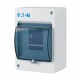MINI-4-T 177073 EATON ELECTRIC Компактный пластиковый кожух, IP30, 4 модуля, прозрачная дверца