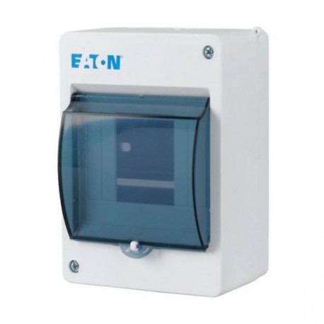 MINI-4-T 177073 EATON ELECTRIC Компактный пластиковый кожух, IP30, 4 модуля, прозрачная дверца