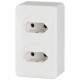 S2-KLV 178971 EATON ELECTRIC Socket outlet 2-position with EURO2 adapter with plug-in units without input wi..