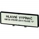 ZFS78-P3 205563 Y7-205563 EATON ELECTRIC Support, +étiquette, interrupteur général – N'ouvrir l'armoire qu'e..