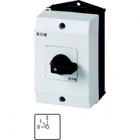T0-1-8240/I1 207079 Y7-207079 EATON ELECTRIC Commutateurs à gradins, Contacts: 2, 20 A, plastron: 0-2, 45 °,..