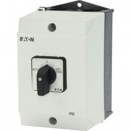 T3-4-8902/I2 215224 Y7-215224 EATON ELECTRIC Interruptor Conmutador 8 polos 32 A Placa indicadora: Netz-0-No..