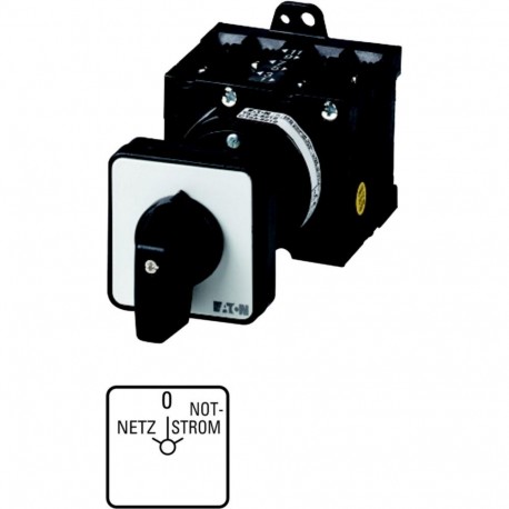 T3-4-8902/Z 215225 Y7-215225 EATON ELECTRIC commutatore, Contatti: 8, 32 A, targhetta frontale: Netz-0-Notst..