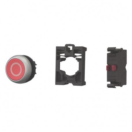 M22-D-R-X0/K01 216510 Y7-216510 EATON ELECTRIC M22-DR-X0-K01Q botão de descarga de retorno Red Gravado I, (1..