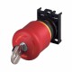 M22-PVS/K01 216514 Y7-216514 EATON ELECTRIC Emergency switching off key-operated button, 1 N/C, front mount