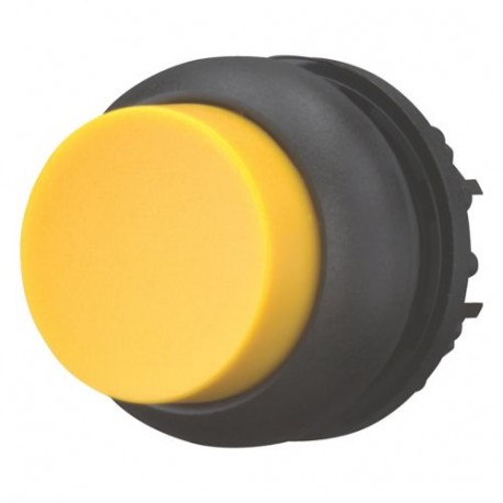 M22S-DH-Y 216647 M22S-DH-YQ EATON ELECTRIC Головка кнопки выступающая без фиксации, цвет желтый, черное лице..