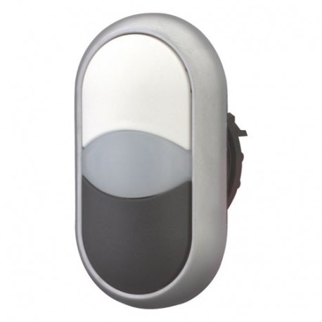 M22-DDL-WS 216704 Y7-216704 EATON ELECTRIC Botão duplo M22-DDL-WSQ, branco / preto