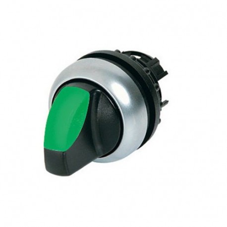 M22-WRLK-G 216827 M22-WRLK-GQ EATON ELECTRIC Selector luminoso Maneta corta Enclavamiento 2 posiciones Verde..