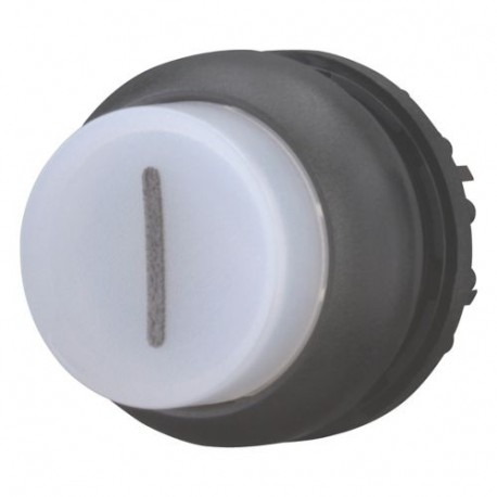 M22S-DLH-W-X1 216982 Y7-216982 EATON ELECTRIC botão M22S-DLH-W-X1Q brilho Salient, retorno, Branco