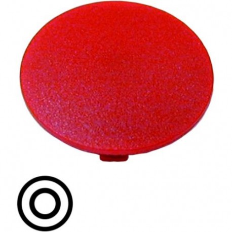 M22-XDP-R-X0 218157 M22-XDP-R-X0Q EATON ELECTRIC Étiquette, bouton « coup de poing » rouge