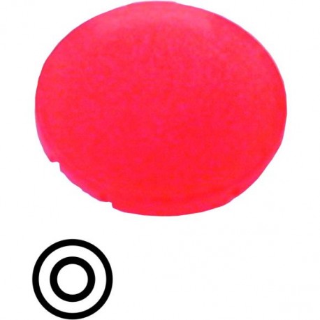 M22-XDL-R-X0 218159 Y7-218159 EATON ELECTRIC M22-XDL-R-X0Q Indicador Lens, Vermelho, gravado