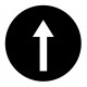 M22-XD-S-X7 218173 M22-XD-S-X7Q EATON ELECTRIC Button plate, flat black, arrow symbol