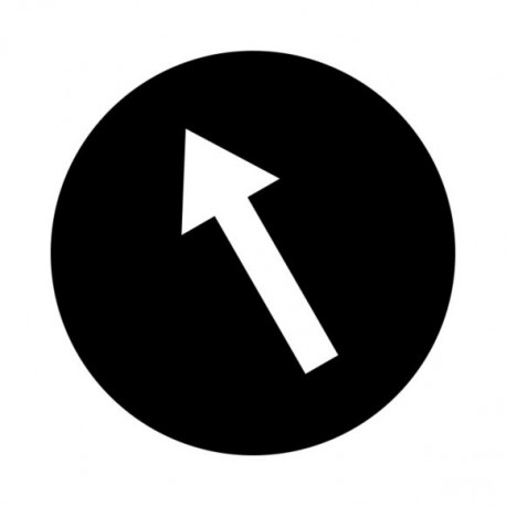 M22-XD-S-X8 218174 M22-XD-S-X8Q EATON ELECTRIC Button plate, flat black, arrow symbol