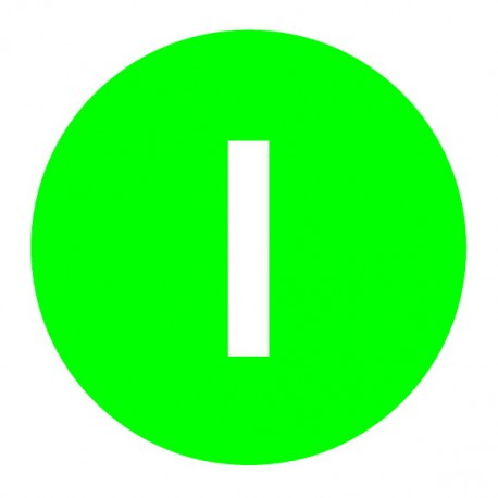 M22-XDP-G-X1 218254 Y7-218254 EATON ELECTRIC Placa indicadora Seta Verde Inscripción: I