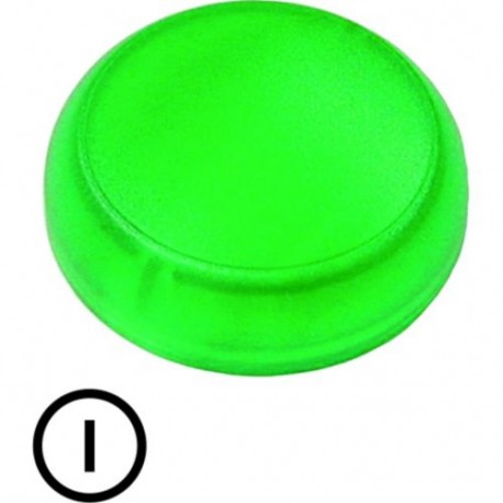 M22-XL-G-X1 218384 Y7-218384 EATON ELECTRIC M22-XL-G-X1Q Enrolado Verde Lens, gravei