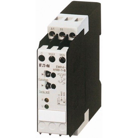 EMR4-N100-1-B 221789 EATON ELECTRIC Liquid level monitoring relay, 1W, 220-240V50/60Hz, 5-100kOhm