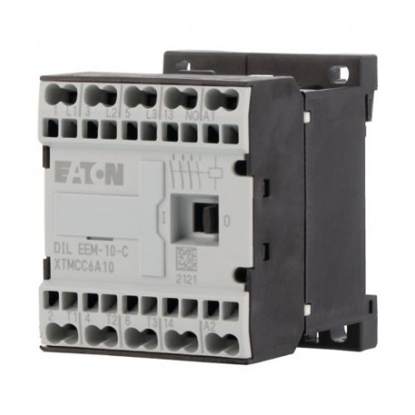 DILEEM-10-C(230V50/60HZ) 230049 Y7-230049 EATON ELECTRIC XTMCC6A10G2 Minicontactor 3P, 3 kW / (AC-3,400V)
