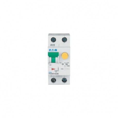 PKNM-6/1N/C/03-MW 236019 Y7-236019 EATON ELECTRIC FI/LS 6A 300mA curva caratteristica LS: C 1p+N curva carat..
