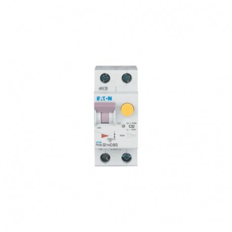 PKN6-32/1N/C/003-MW 236733 Y7-236733 EATON ELECTRIC FI/LS, 32A, 30mA, LS-Kennline-C, 1p+N, FI-Char: AC