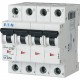 FAZT-C15/4 240964 EATON ELECTRIC Автоматический выключатель 15А, кривая отключения С, 4 полюса, откл. способ..