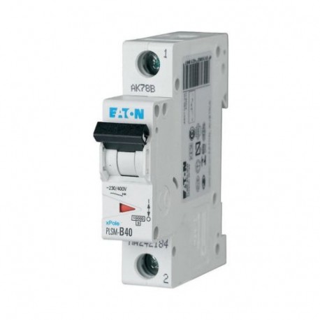 PLSM-D40-MW 242233 Y7-242233 EATON ELECTRIC Int. magnetotérmico PLSM, 1P, curva D, 40A
