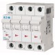 PLSM-C1/3N-MW 242528 EATON ELECTRIC Over current switch, 1A, 3pole+N, type C characteristic