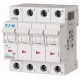 PLSM-C1,5/3N-MW 242529 EATON ELECTRIC Interruttore protettore 1,5A 3p+N curva caratteristica C
