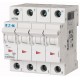 PLSM-D1,6/3N-MW 242553 EATON ELECTRIC Over current switch, 1, 6 A, 3pole+N, type D characteristic