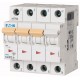 PLSM-D12/3N-MW 242563 EATON ELECTRIC Interruttore protettore 12A 3p+N curva caratteristica D