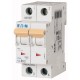 PLS6-C12/2-MW 242877 EATON ELECTRIC Interruttore protettore 12A 2p curva caratteristica C