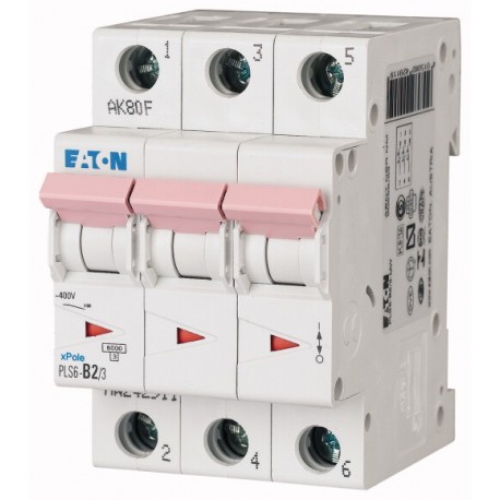 PLS6-B2/3-MW 242911 EATON ELECTRIC PLS6-B2/3 INT. MT 6KA 3P B 2A