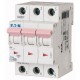 PLS6-D2/3-MW 242960 EATON ELECTRIC Over current switch, 2A, 3 p, type D characteristic