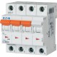 PLS6-B63/3N-MW 242998 EATON ELECTRIC Over current switch, 63A, 3pole+N, type B characteristic